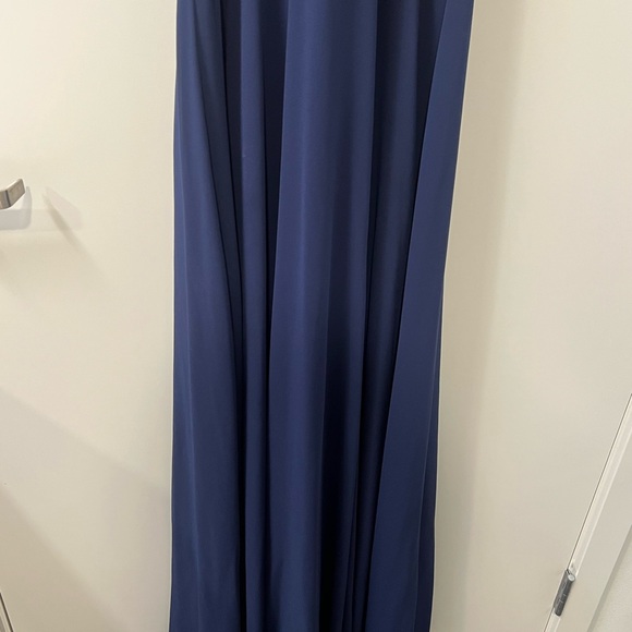 Dance All Evening Navy Blue Lace Maxi Dress - Women’s Small - Picture 4 of 8